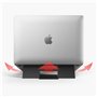 Ringke Folding Stand 2 Support Ordinateur Portable Pliable Plat Mince Léger Maniable Portable Porte Ventilé Laptop Stand Magnéti