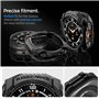 Spigen Rugged Armor Coque Compatible avec Samsung Galaxy Watch Ultra 47mm (2024) - Noir Mat