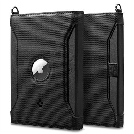 Spigen Pochette Passeport avec mémoire Airtag Couverture pour Passeport avec Blocage RFID et pin de Carte SIM en Similicuir - No