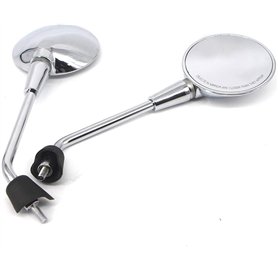 Retroviseur Moto Embout De Guidon For Vespa Primavera 4T-3V E2 E4 50 125 150 2T 4T 2013-2018 Miroirs moto Rearview Vue arrière A