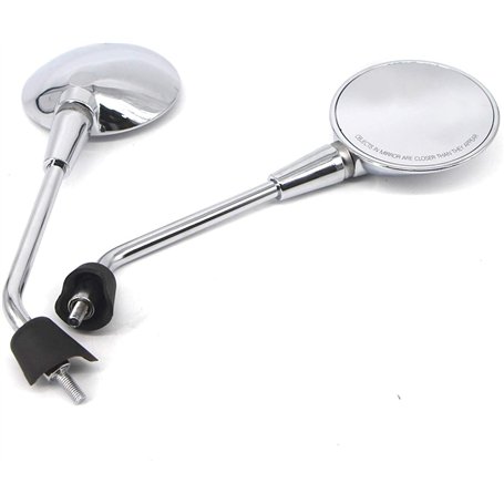 Retroviseur Moto Embout De Guidon For Vespa Primavera 4T-3V E2 E4 50 125 150 2T 4T 2013-2018 Miroirs moto Rearview Vue arrière A