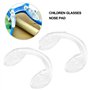 20 Paires de Plaquettes de Nez en Forme de U en Silicone Souple Plaquette de Nez Antidérapante Enfants Lunettes Lunettes Lunette