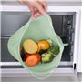 haakaa Sac en silicone pour cuisson à la vapeur et stérilisation au micro-ondes, sac réutilisable de grande capacité pour Bibero