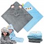 2 pièces 80 * 80cm Cape de Bain Bebe