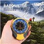 Baromètre + Altimètre + Boussole + Thermomètre Testeur 4 en 1, Randonnée en Plein Air Escalade Ski Cyclisme Équipement Nécessair
