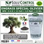 ENGRAIS Spécial OLIVIER 250 g - SoluControl - Formulation haute qualité Organo-Minerale - NPK 5-4-9 - Utilisable en Agriculture