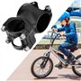 Dilwe Potence Courte de vélo, Potence de Guidon de vélo de 25,4 x 35 mm Applicable aux guidons de vélo d'un diamètre de 25,4 mm 