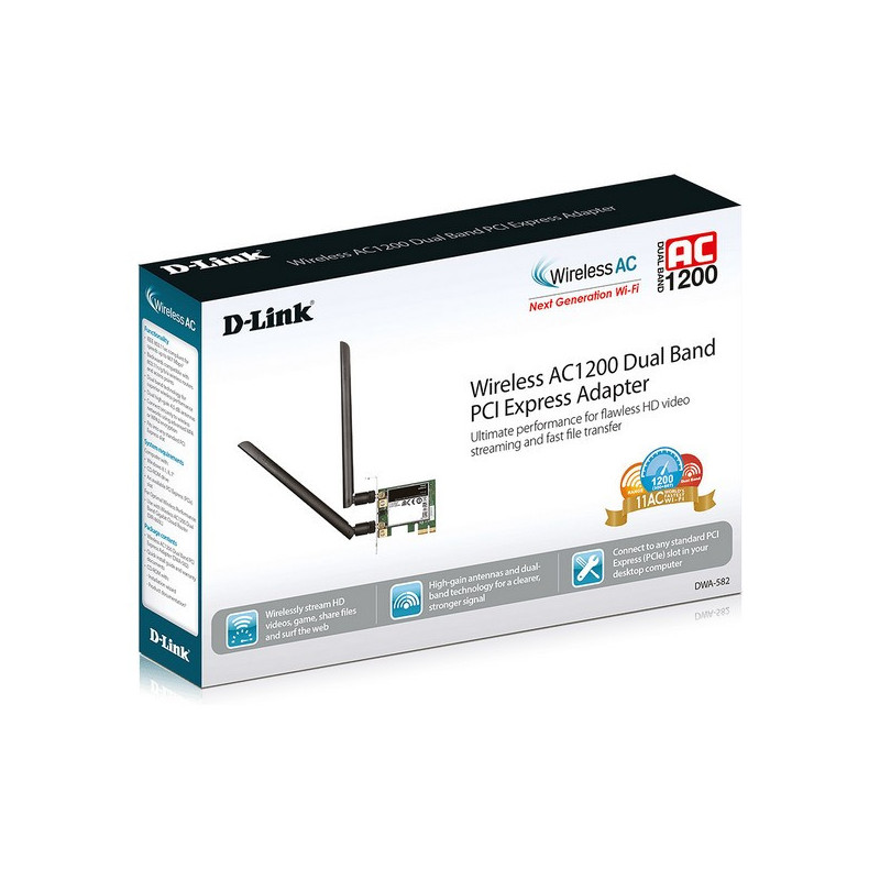 Image secondaire de D-Link DWA-582 carte réseau Interne WLAN 867 Mbit/s