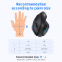 ECHTPower 2024 Update Souris Ergonomique sans Fil, 2.4GHz Souris Verticale Rechargeable, Wireless Mouse Droitier Silencieuse, 48