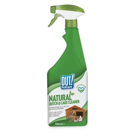 OUT! Nettoyant en spray pour cage et clapier