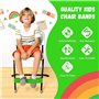 JINJUMEI 10 Pcs Bandes Élastiques pour Pieds de Chaise, Bandes de Chaise pour Enfants avec Pieds Fidgety, Bandes de Chaise Senso