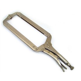 Nuzamas Grande verrouillage Pince-étau avec patins pivotants en acier Pince C Pince étau becs de 450 mm max ouverture 22