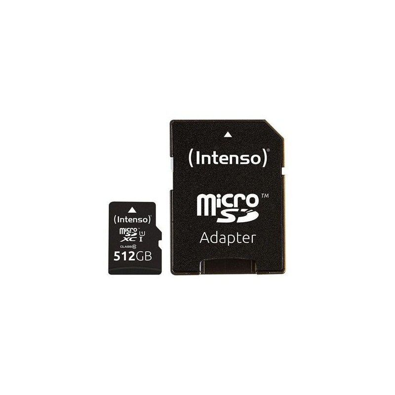 Image secondaire de Carte Mémoire Micro SD avec Adaptateur Intenso 3423493 512 GB 45 MB/s