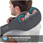 Homedics Masseur de Cou, Dos & Épaules Shiatsu Massage Gel – Reproduit Les Mains d'Un Thérapeute de Massage, Intensité Ajustable