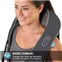 Homedics Masseur de Cou, Dos & Épaules Shiatsu Massage Gel – Reproduit Les Mains d'Un Thérapeute de Massage, Intensité Ajustable