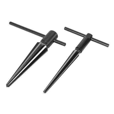 Performance Tool W2967 Lot de 2 alésoirs coniques avec poignée en T et Contstruction en acier au carbone pour aligner les trous