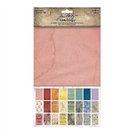 Tim Holtz – Advantus Idea-Ology Toile de fond en papier cartonné double face 15