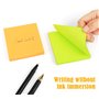 Agoer 1000 Feuillets Notes Sticky Notes de 10 Couleurs Vives, 76 x 76 mm Super Sticky Notes, 100 feuilles/bloc Notes Autocollant