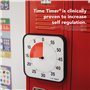 Time Timer Original Large, 30x30x4cm - Minuterie Visuelle de 60 Minutes Magnétique - Compte à rebours de la Salle de Classe ou d