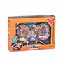 Driven by Battat - Voiture pour Enfants avec Circuit - 57 pièces - Pistes connectables – Véhicules et Panneaux de signalisation