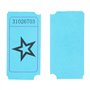 Rouleau de Billets de tombola Juvale - Rouleau Unique de 2000 Billets à étoile, Bleu