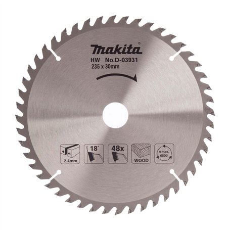 Makita D-03931 standard Lame de scie à 1
