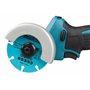 Makita DMC300RTJ Coupe-disque compact sans balais 18 V Li-ion LXT 76 mm avec 2 batteries 5,0 Ah et chargeur fourni dans un étui 