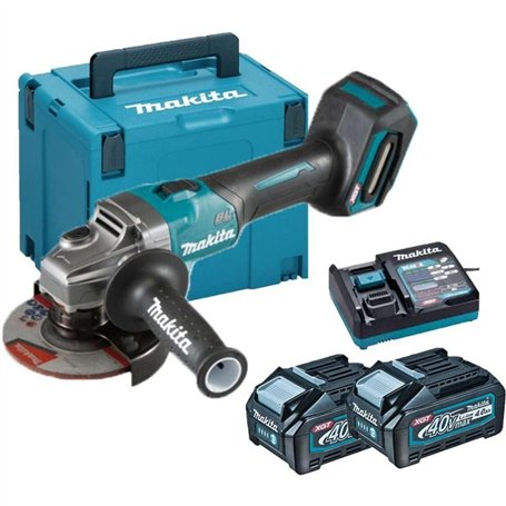 Makita GA005GM201 Meuleuse d'angle sans fil 40V max. / 4.0 Ah