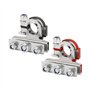 Alrens 2 pcs Bornes de Batterie de Voiture