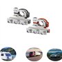 Alrens 2 pcs Bornes de Batterie de Voiture, Cosse Batterie 3 12v, Batterie Cosse Battery Terminal pour Voiture Positive et Négat