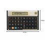 Hewlett-Packard F2230A#B12 HP12c Calculatrice financière Noir