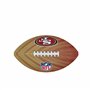 Wilson Ballon de Football Américain NFL Team Tailgate, Caoutchouc