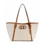 GUESS Sebina Sac fourre-tout Naturel/Caramel