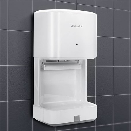Modundry Automatique Sèche-Mains Électrique Haute Vitesse avec bac Anti-Goutte