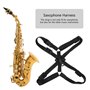 Rosenice - Harnais réglable pour saxophone alto/ténor/baryton - Noir