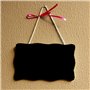 18cm x 11cm x 1cm - Bois - Hanging Blackboard Sign - Rectangulaire -