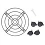 Support de Pot de Fleurs en Métal à Roulettes, Lot de 4 Supports pour Pots de Plantes d'Intérieur et Extérieur, 27 cm Chacun