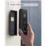 eufy Security Sonnette vidéo Doorbell S220 sans Fil (avec Batterie) avec HD 2K, aucuns Frais mensuels, AI intégrée pour la détec