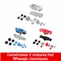 Mattel Games Jeu L’As de l’Assemblage avec Voitures Hot Wheels à Assembler, 1 à 3 Joueurs, Jeu pour Toute la Famille, Dès 5 Ans,
