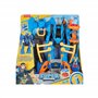 Fisher-Price Imaginext Coffret Centre De Commande Robot Batman DC Super Friends avec Robot Détachable De 25 Cm, Figurines Batman