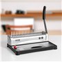 VEVOR Machine à relier, machine à relier à peigne 21 trous, 450 feuilles, machine à relier avec 100 épines de reliure à peigne d