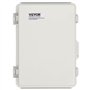 VEVOR Boîte de jonction électrique, 300x200x180 mm boîtier électrique plastique ABS couvercle à charnière, loquet en acier inoxy