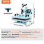 VEVOR Machine de Sublimation Textile, Vert, 30x38 cm
