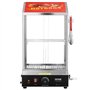 VEVOR Cuiseur à vapeur Hot-Dogs, 37L, machine à vapeur Hot-Dogs à 2 niveaux, température 30° à 85°, chauffe-petits pains électri