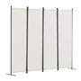 VEVOR Cloison de séparation en Tissu, séparateur de pièce Pliable à 4 Panneaux, paravent de confidentialité intérieur pour Burea