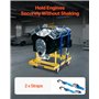 VEVOR Support Moteur d’Atelier Capacité 340 kg, Chariot de Manutention pour Moteur en Acier, Largeur et Longueur Réglables, avec