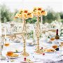 VEVOR Vase de Mariage, Lot de 20, Supports de Fleurs de Mariage de 58 cm de Haut, Vase Or en métal pour Centre de Table pour Tab