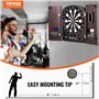VEVOR Kit Cible de Fléchettes et Armoire Prêt à Jouer, Armoire à Fléchettes avec Tableau de Score Électrique, Jeu de Fléchettes 