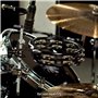 Meinl TMT2BK Tambourin fixe Cymbales acier Noir