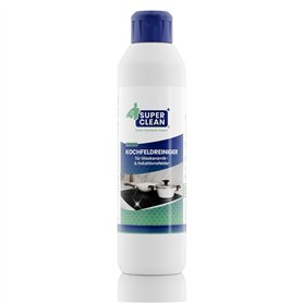 SUPER CLEAN Nettoyant pour plaques de cuisson pour toutes les plaques vitrocéramiques et à induction. Contenance : 250 ml. Netto